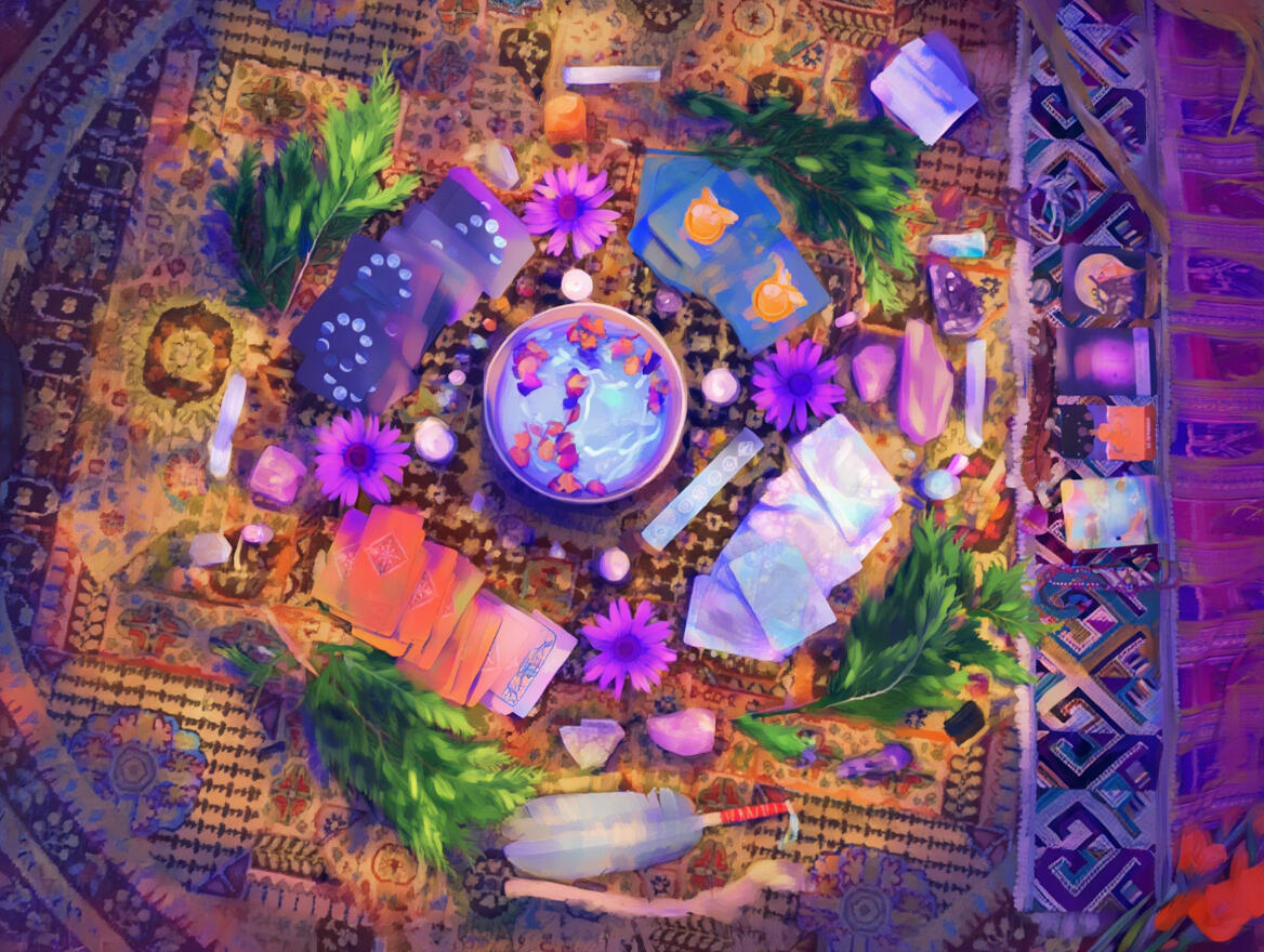 women's circle altar